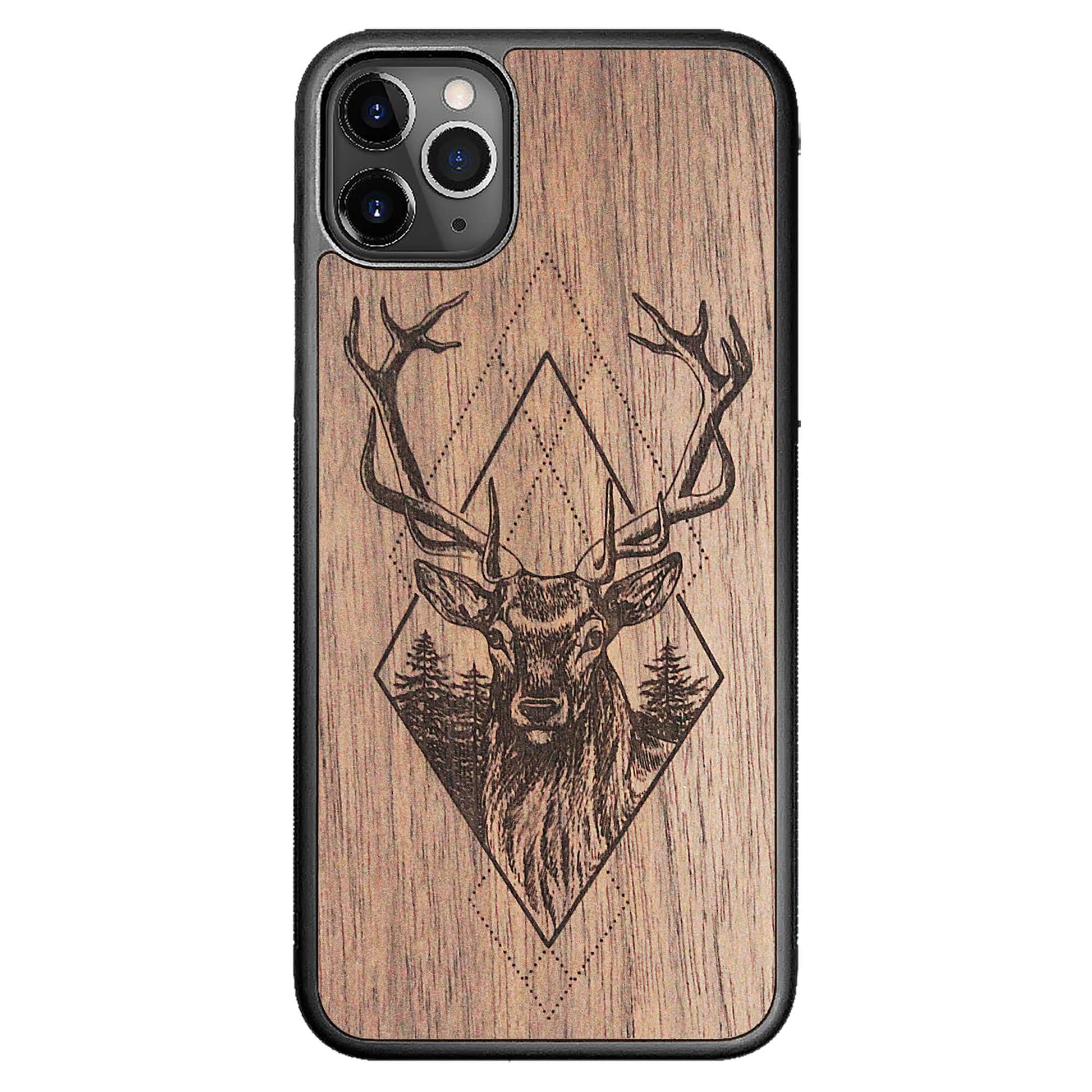 Wooden Case for iPhone 11 Pro Max Deer