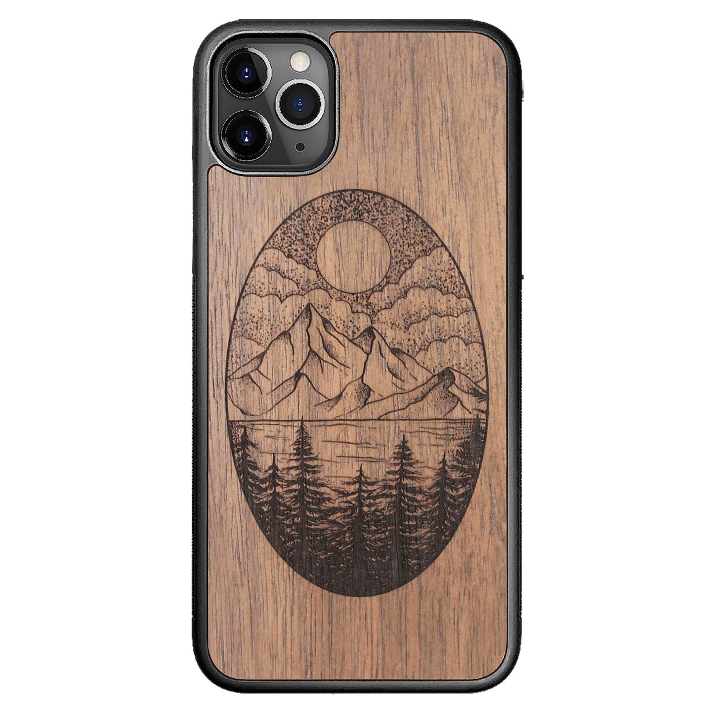 Wooden Case for iPhone 11 Pro Max Landscape