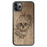 Wooden Case for iPhone 11 Pro Max Skull