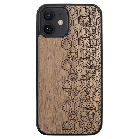 Wooden Case for iPhone 12 Geometric