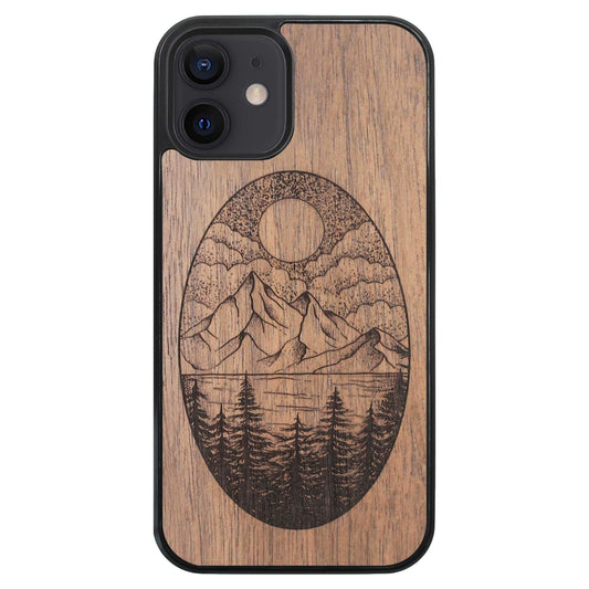 Wooden Case for iPhone 12 Landscape