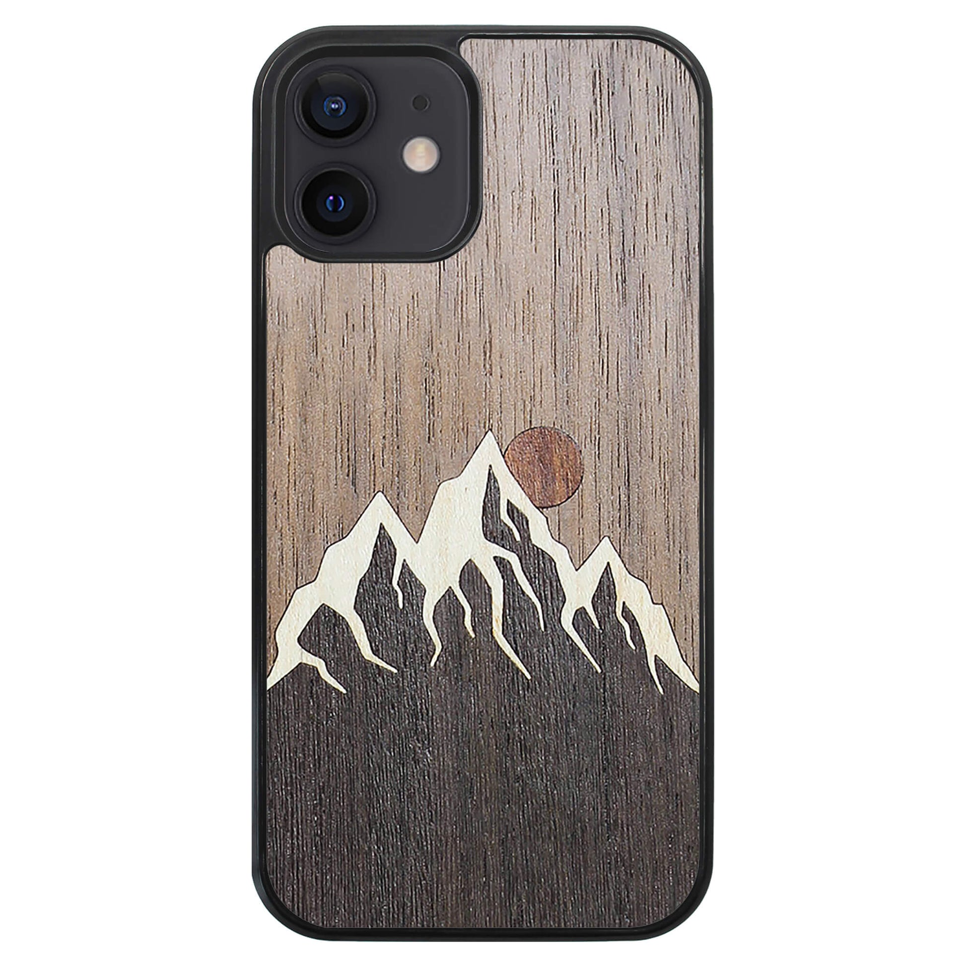 Wooden Case for iPhone 12 Mountain
