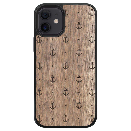 Wooden Case for iPhone 12 Mini Anchor