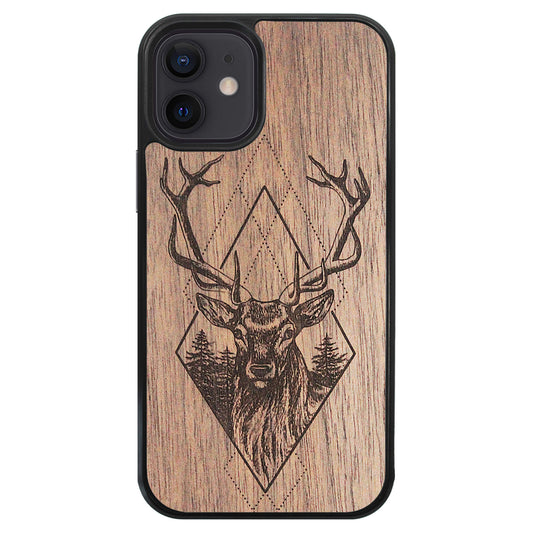 Wooden Case for iPhone 12 Mini Deer