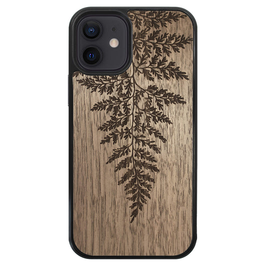 Wooden Case for iPhone 12 Mini Fern