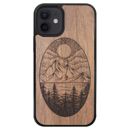 Wooden Case for iPhone 12 Mini Landscape