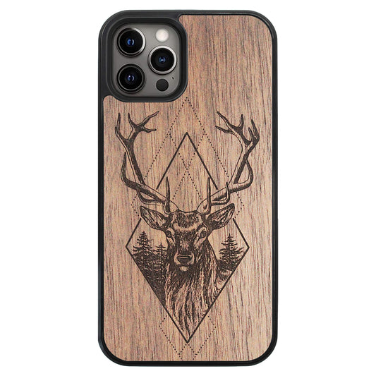 Wooden Case for iPhone 12 Pro Deer