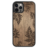 Wooden Case for iPhone 12 Pro Botanical Fern