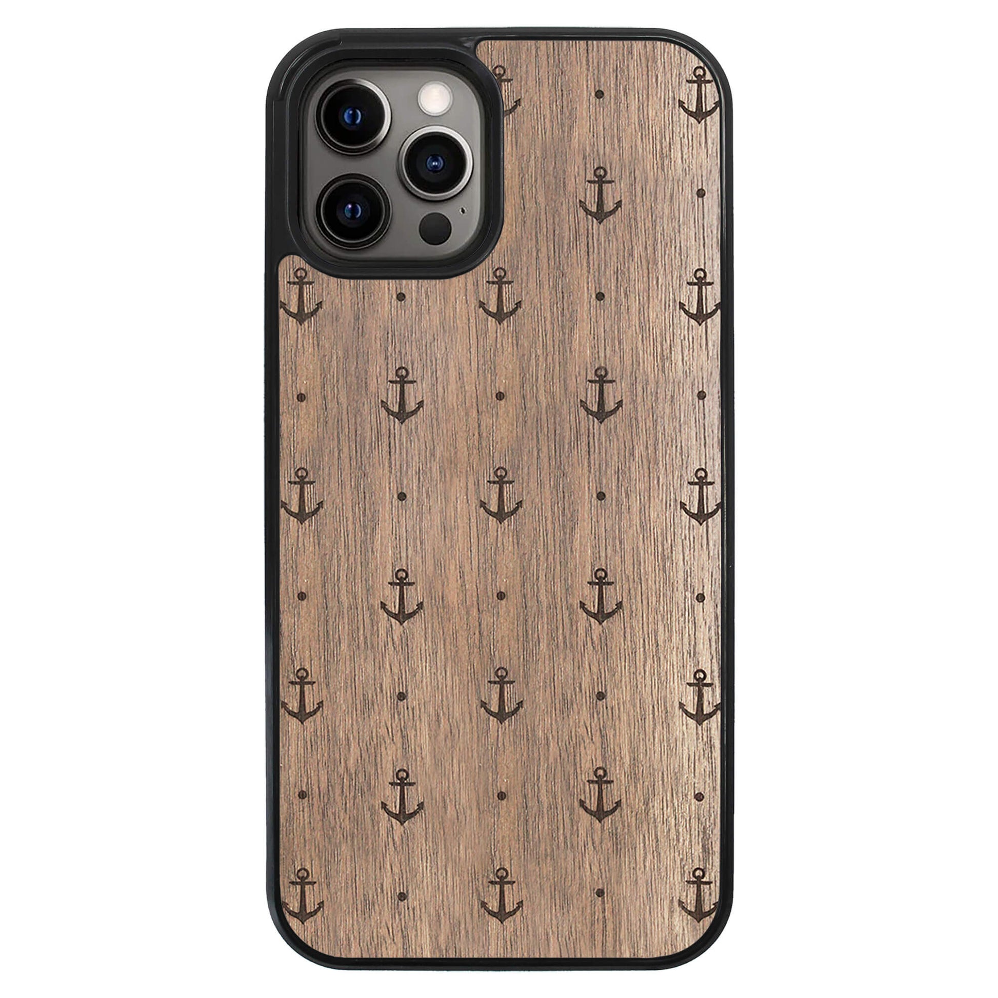 Wooden Case for iPhone 12 Pro Max Anchor