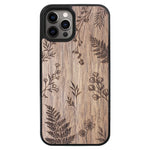 Wooden Case for iPhone 12 Pro Max Botanical