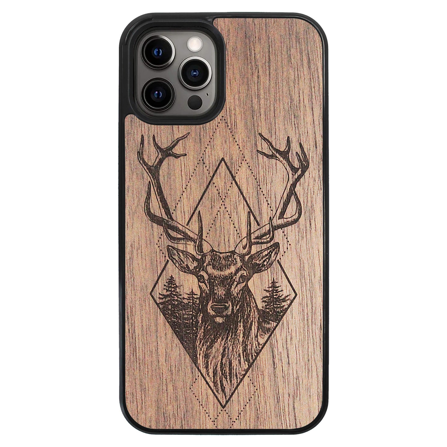 Wooden Case for iPhone 12 Pro Max Deer