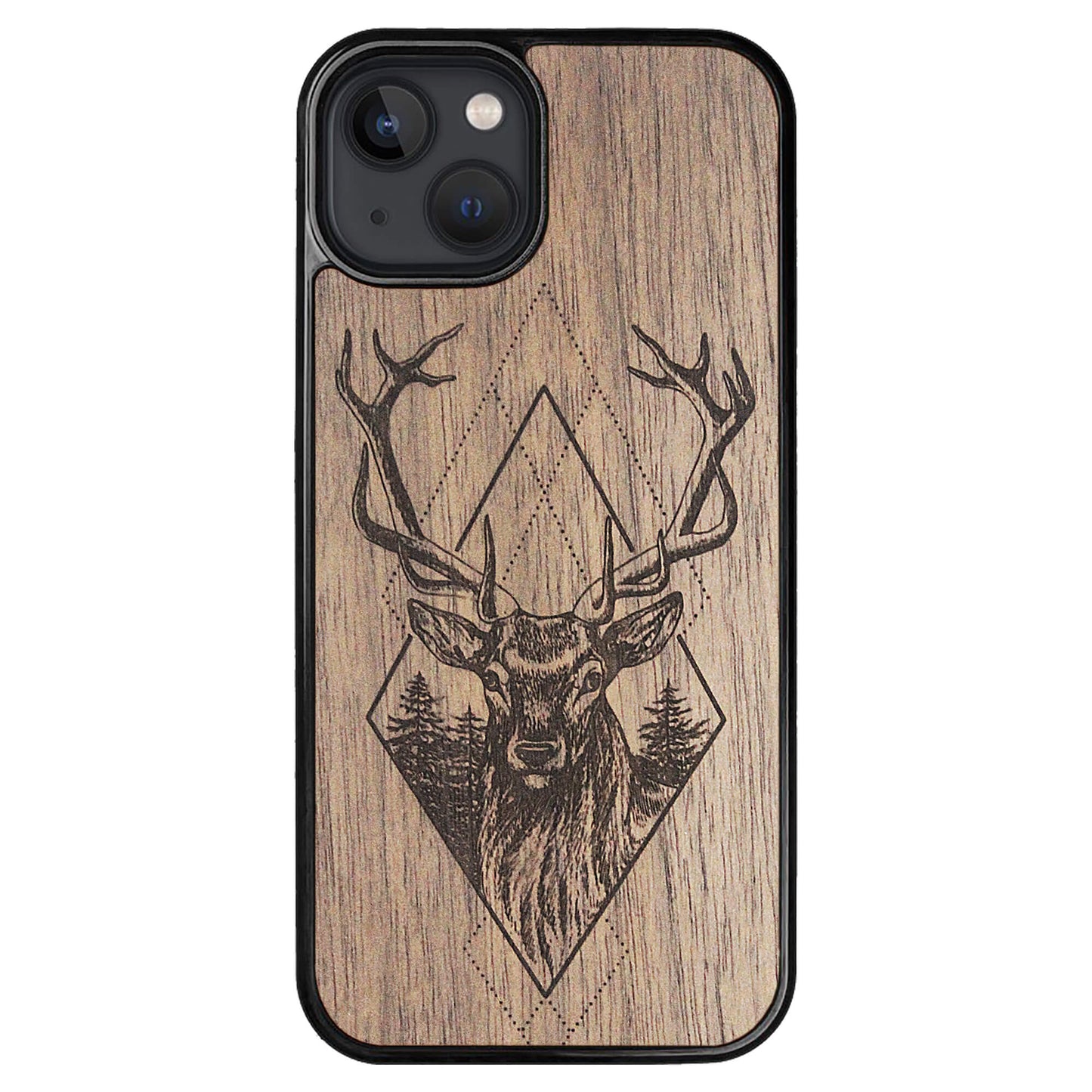 Wooden Case for iPhone 13 Deer