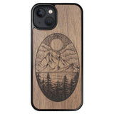 Wooden Case for iPhone 13 Landscape