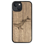 Wooden Case for iPhone 13 Whale