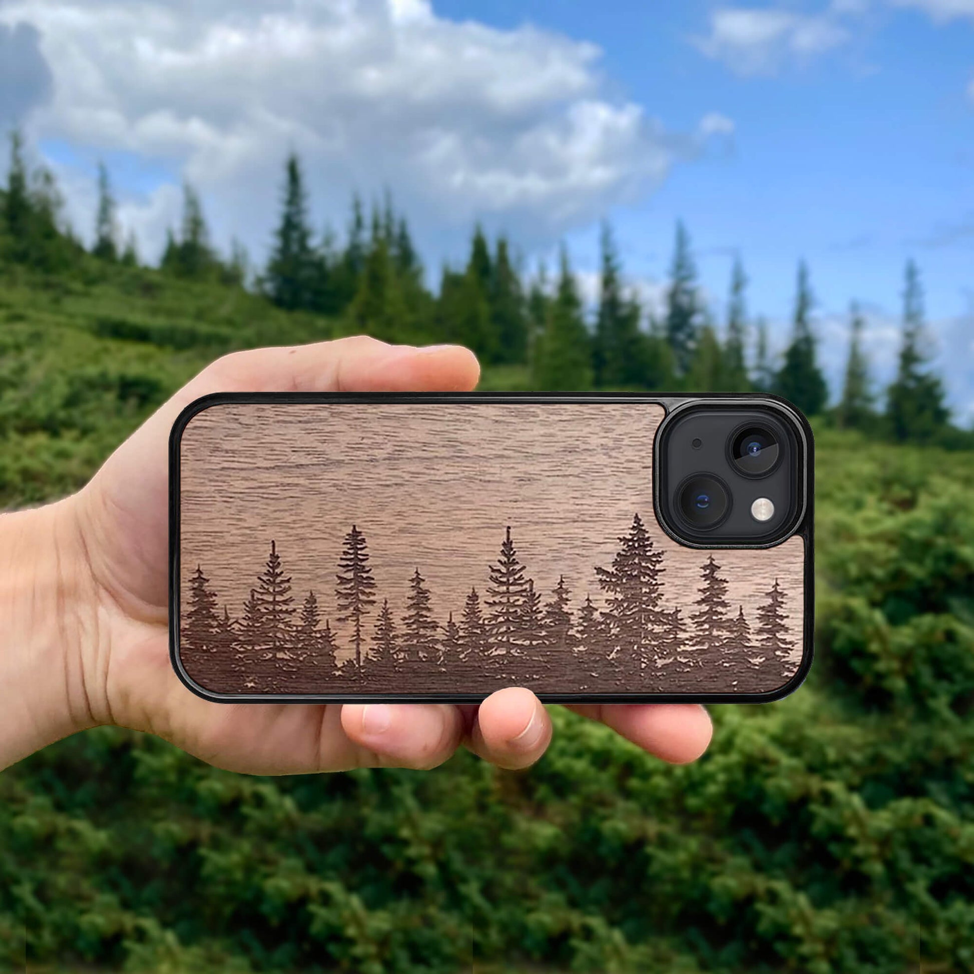 Wood iPhone 13 Pro Max Case Forest