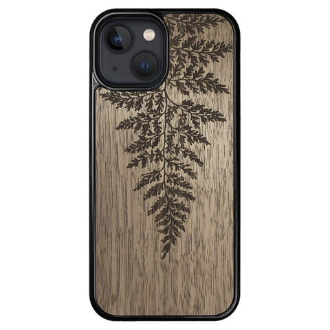 Wooden Case for iPhone 13 Mini Fern