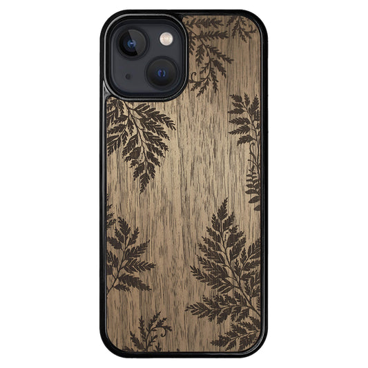 Wooden Case for iPhone 13 Mini Botanical Fern