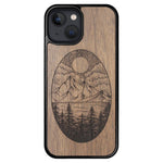 Wooden Case for iPhone 13 Mini Landscape