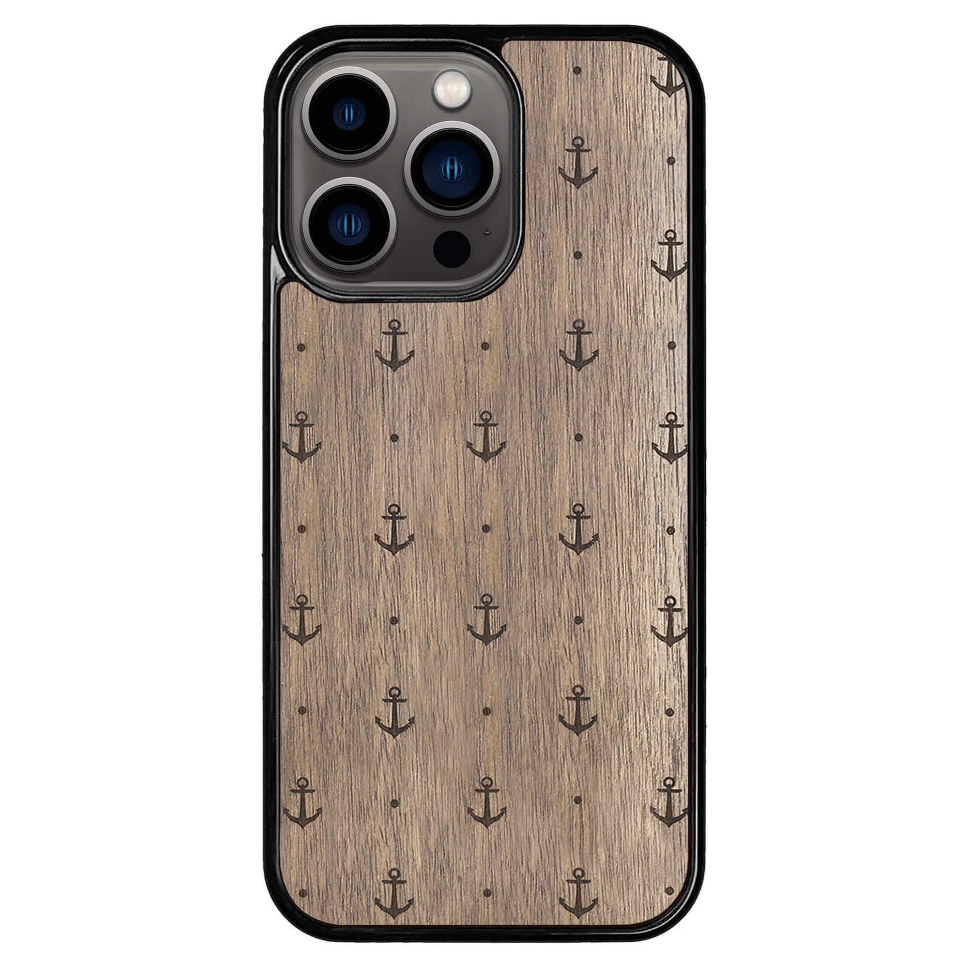 Wooden Case for iPhone 13 Pro Anchor