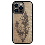 Wooden Case for iPhone 13 Pro Woodland