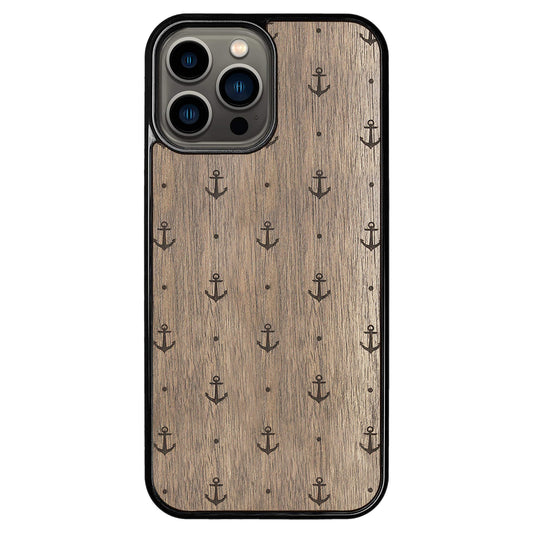 Wooden Case for iPhone 13 Pro Max Anchor