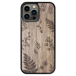 Wooden Case for iPhone 13 Pro Max Botanical