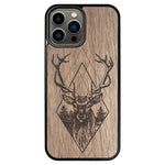 Wooden Case for iPhone 13 Pro Max Deer