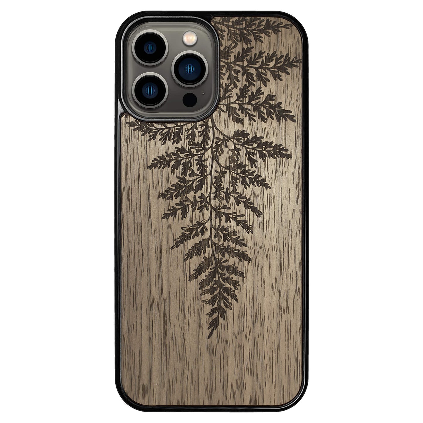 Wooden Case for iPhone 13 Pro Max Fern