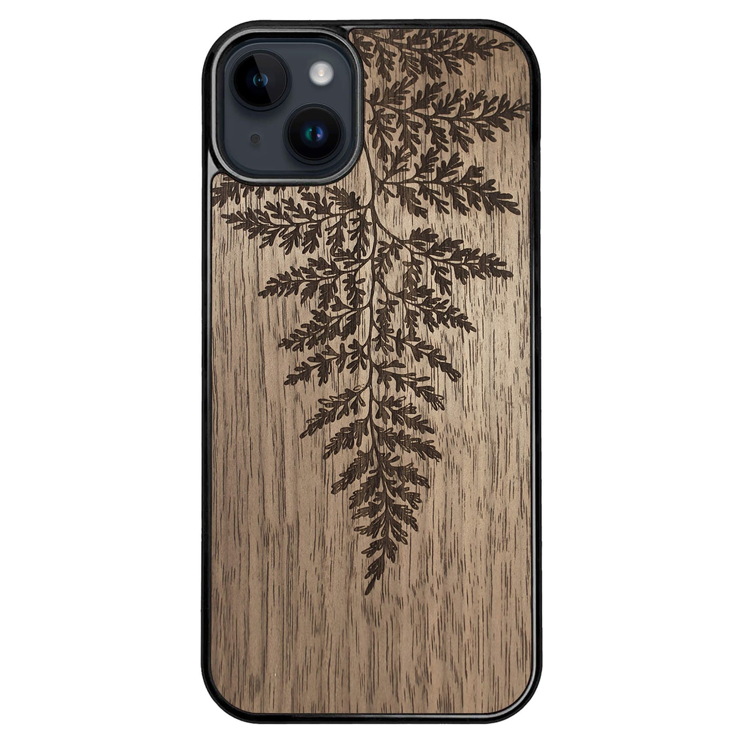 Wooden Case for iPhone 14 Plus Fern
