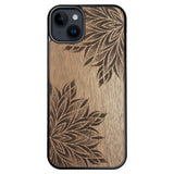 Wooden Case for iPhone 14 Plus Mandala