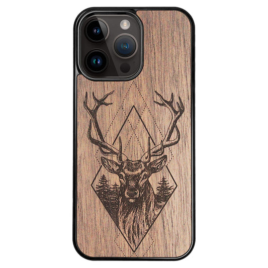 Wooden Case for iPhone 14 Pro Max Deer