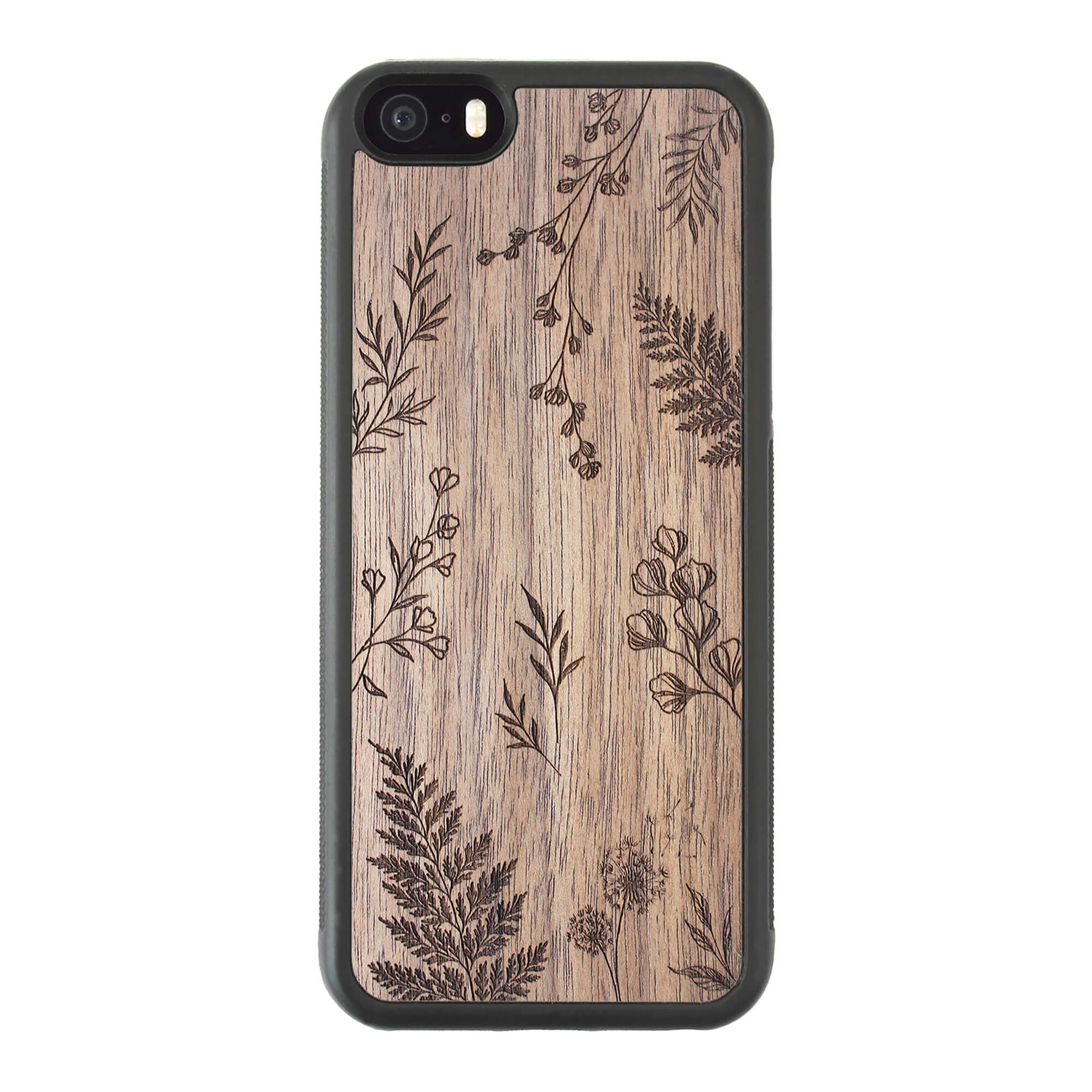 Wooden Case for iPhone 5S Botanical