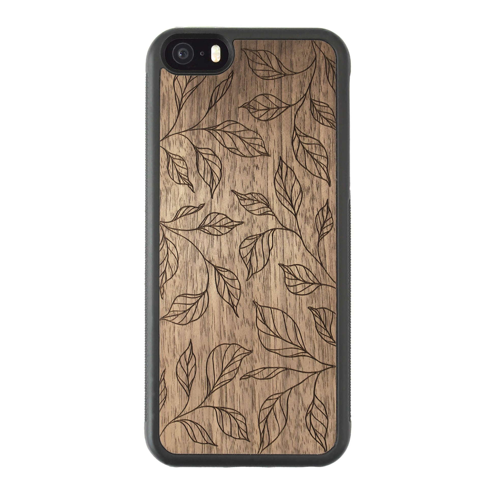 Wooden Case for iPhone 5/5S Botanical Leaves
