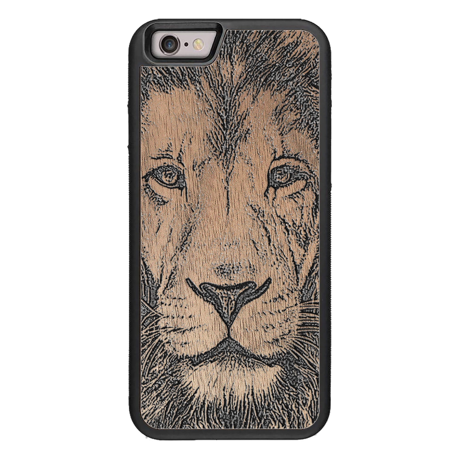Wooden Case for iPhone 6/6S Lion