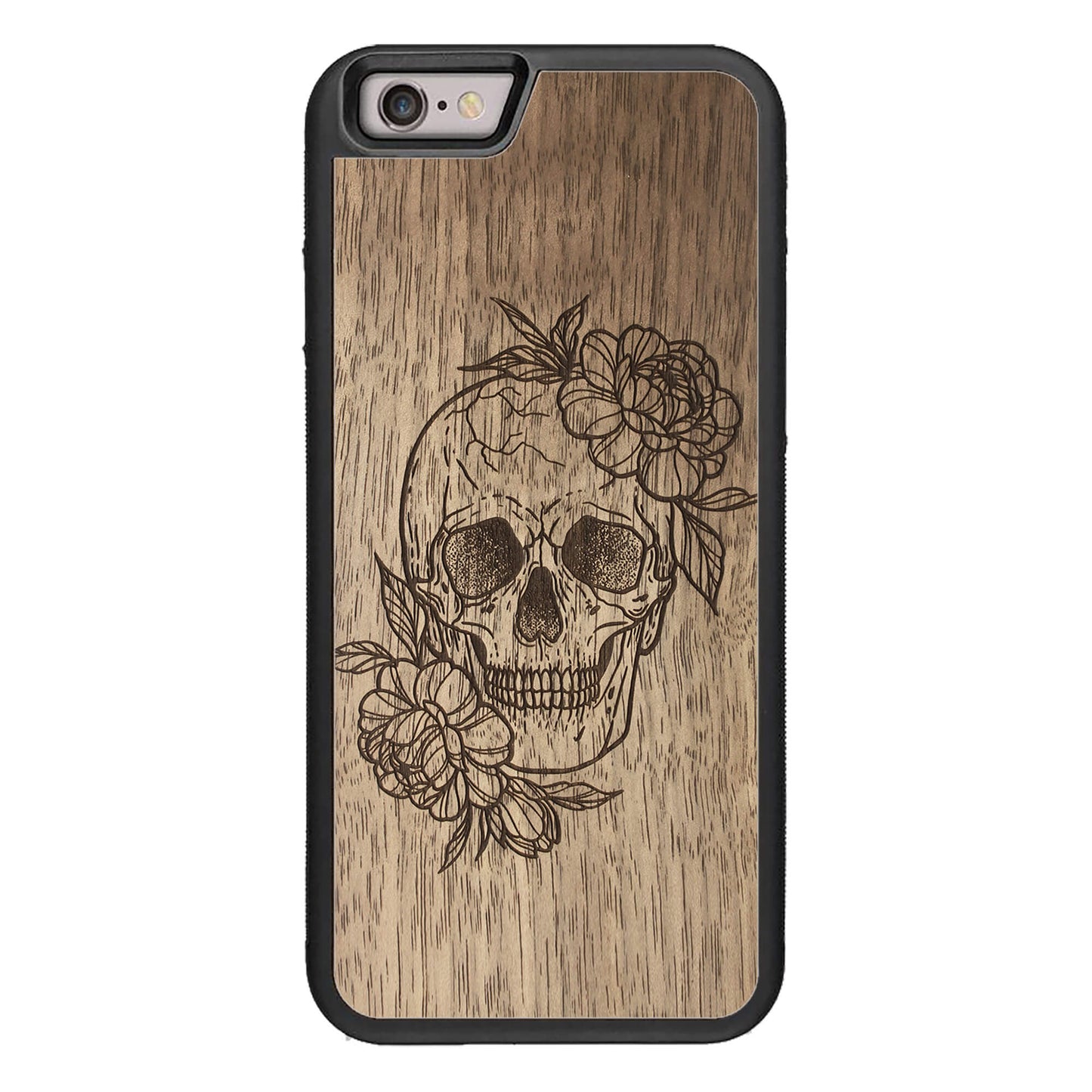 Wooden Case for iPhone 6/6S Skull