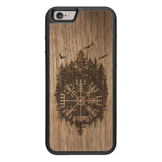 Wooden Case for iPhone 6/6S Viking Compass Vegvisir