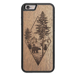 Wooden Case for iPhone 6/6S Woodland Bear