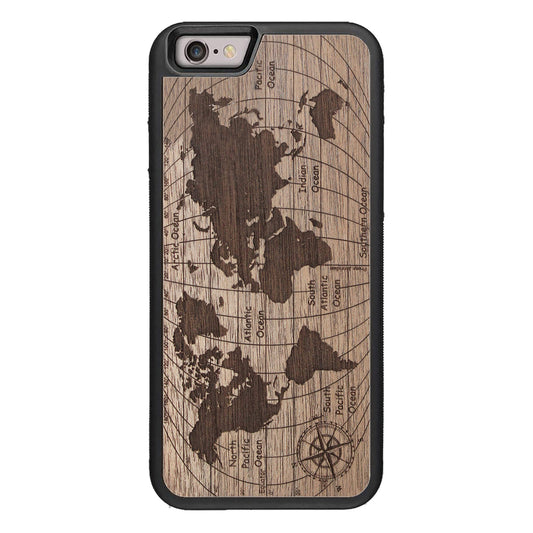 Wooden Case for iPhone 6/6S World Map