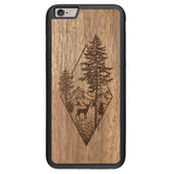 Wooden Case for iPhone 6/6S Plus Deer Woodland