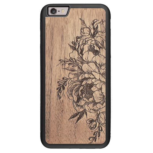 Wooden Case for iPhone 6/6S Plus Flowers