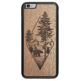 Wooden Case for iPhone 6/6S Plus Woodland Bear