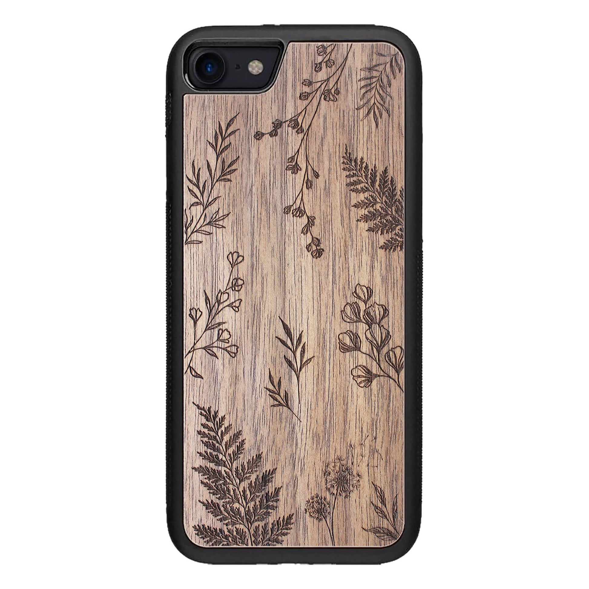 Wooden Case for iPhone 7 Botanical