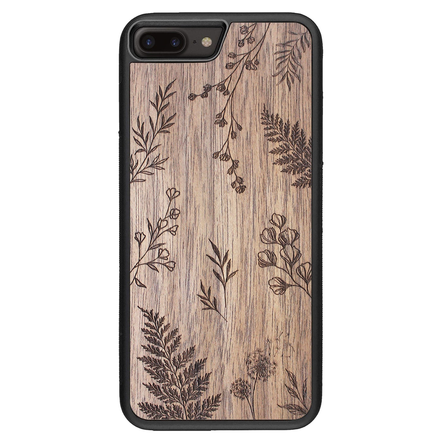 Wooden Case for iPhone 7 Plus Botanical