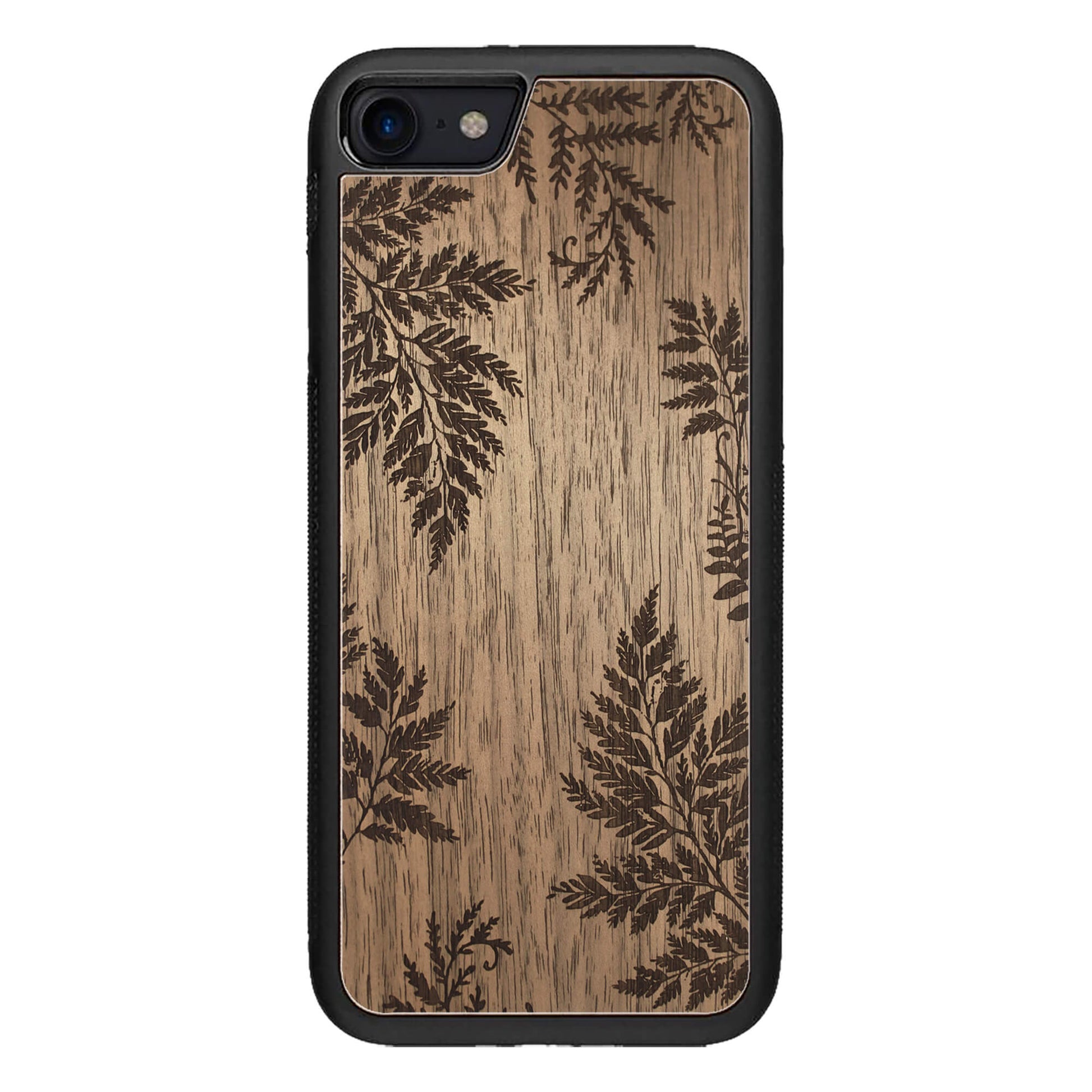 Wooden Case for iPhone SE [2022] Botanical Fern