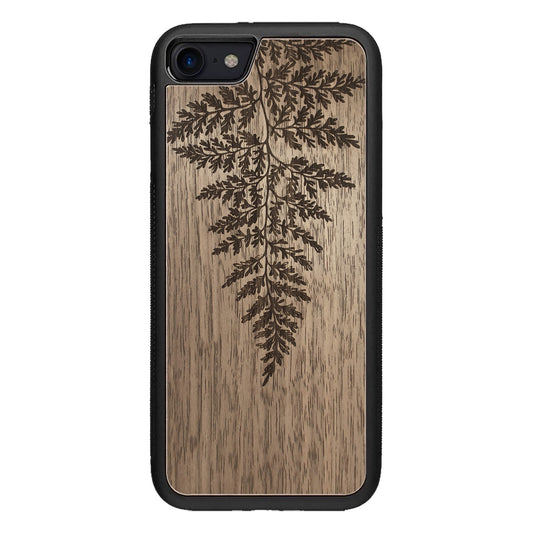 Wooden Case for iPhone SE Fern