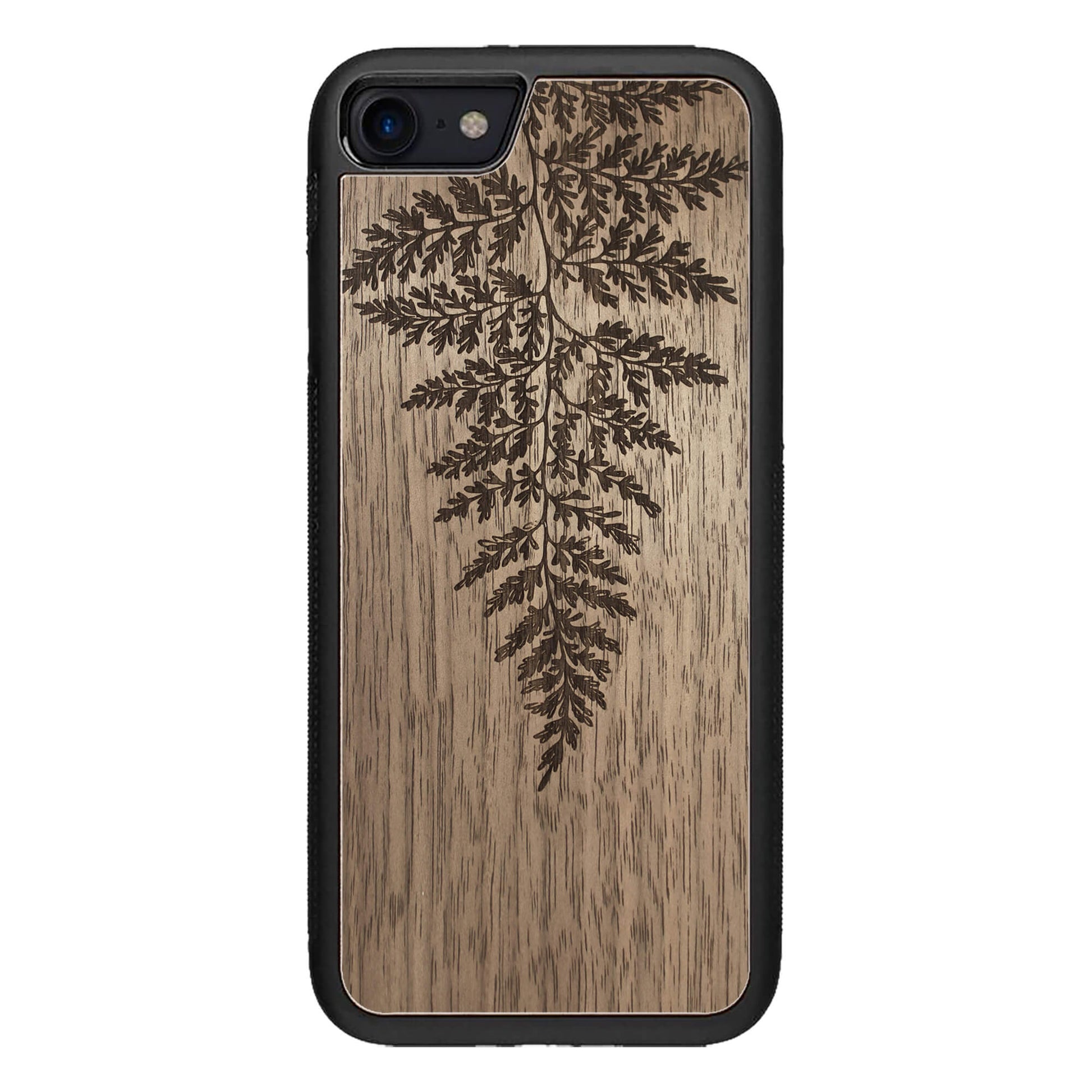 Wooden Case for iPhone SE 2022 Fern