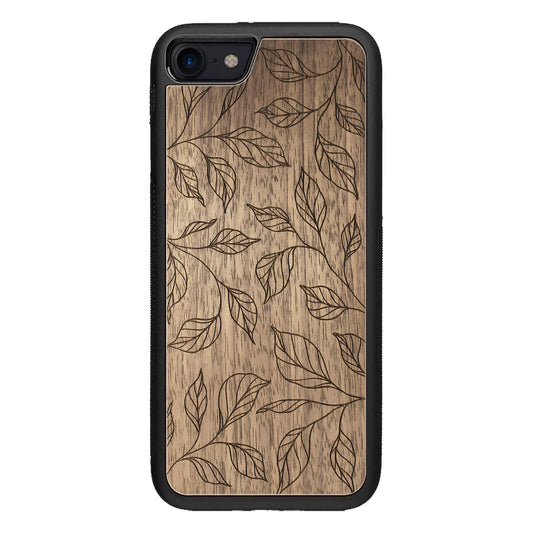 Wooden Case for iPhone SE [2022] Botanical Leaves
