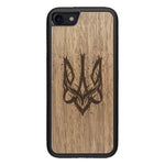 Wooden Case for iPhone 8 Ukrainian Trident Trizub