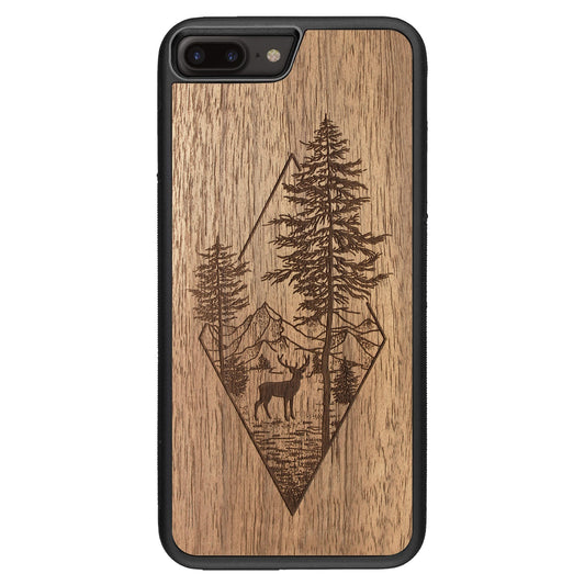 Wooden Case for iPhone 7 Plus Deer Woodland