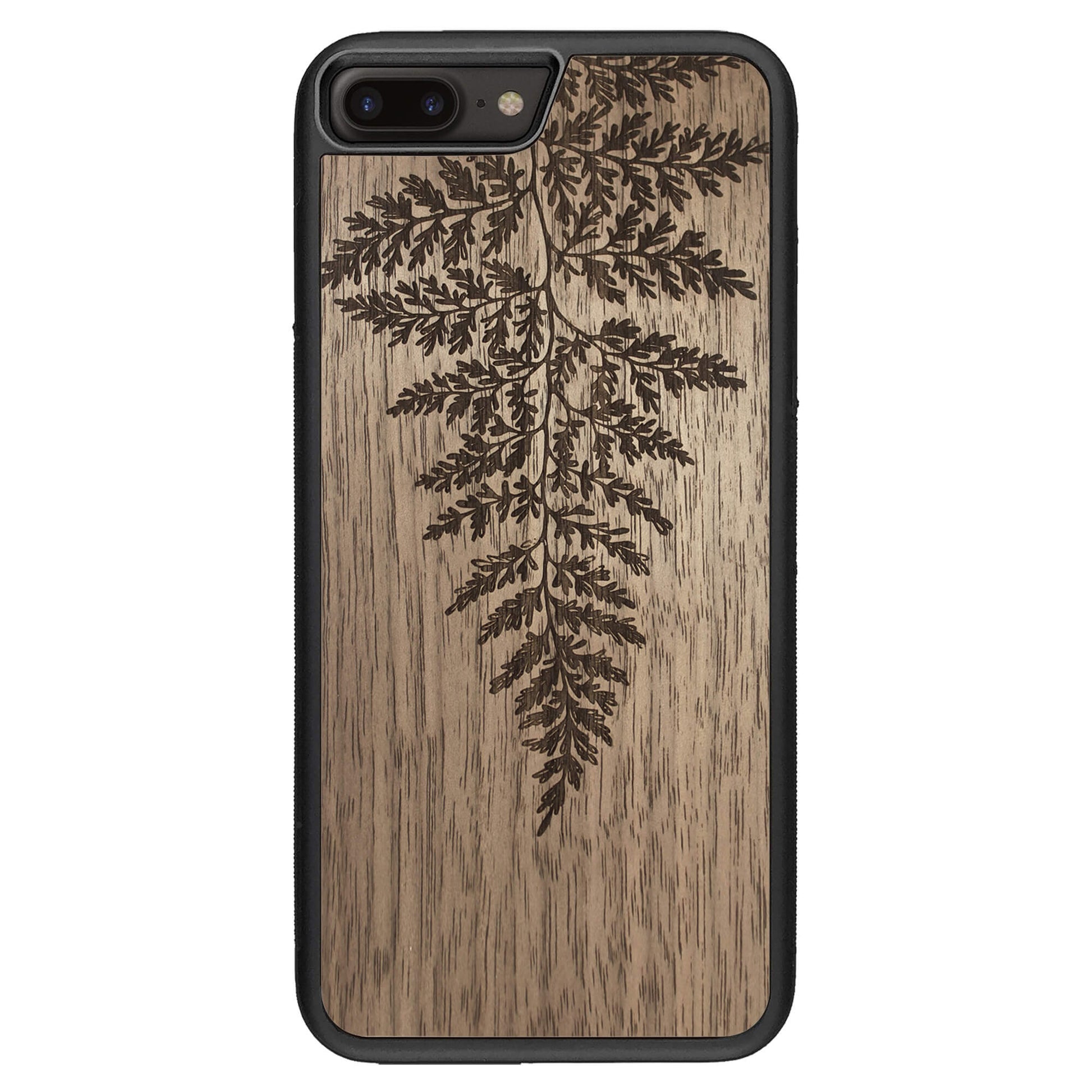 Wooden Case for iPhone 8 Plus Fern